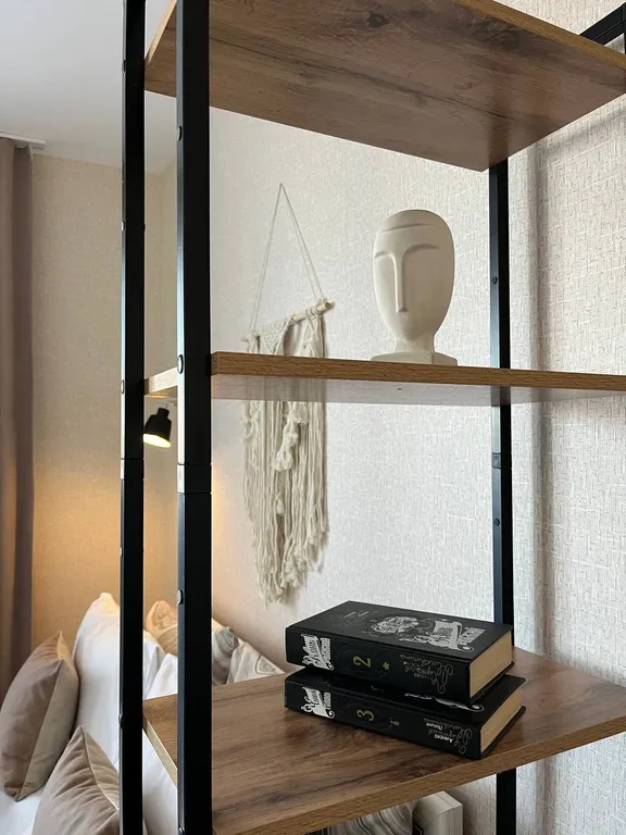 Уютная студия с видом на город