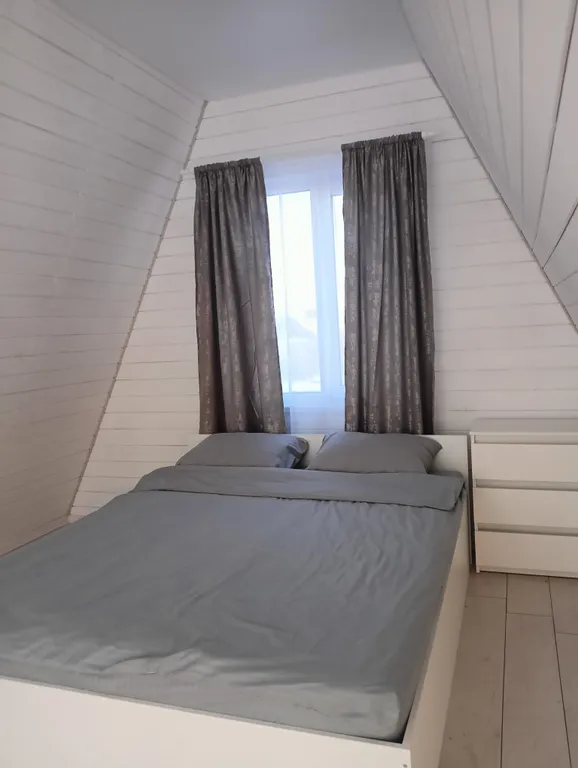 Новый дом a-frame с баней на дровах