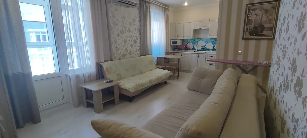 Квартира Уютная квартира с кухней-гостиной — Анапа