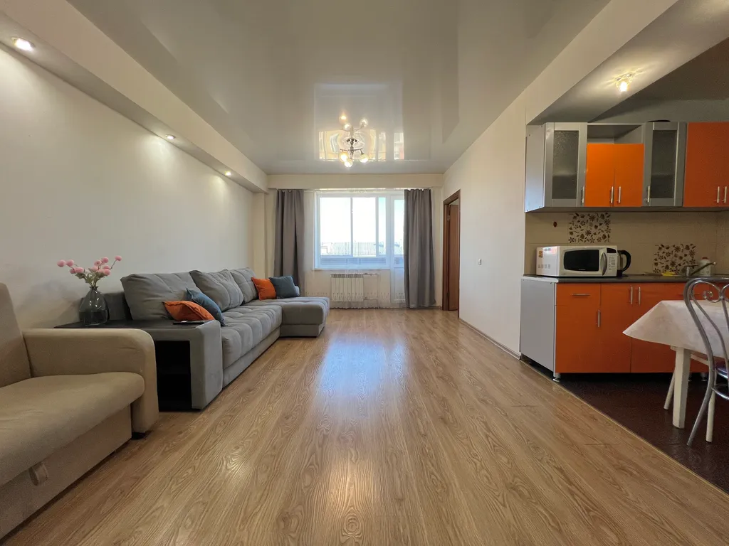 Теплая евро 2-к квартира на саянах. Не берем оплату за финальную уборку