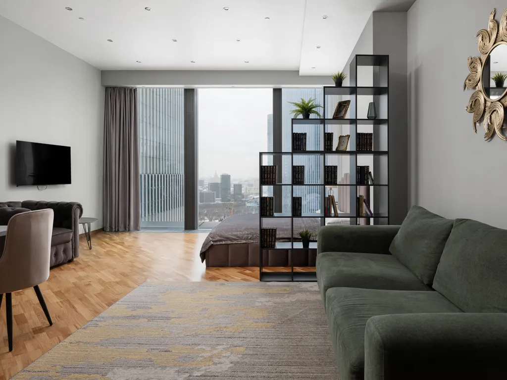 Neva Sky Панорамный вид на небоскребы и город