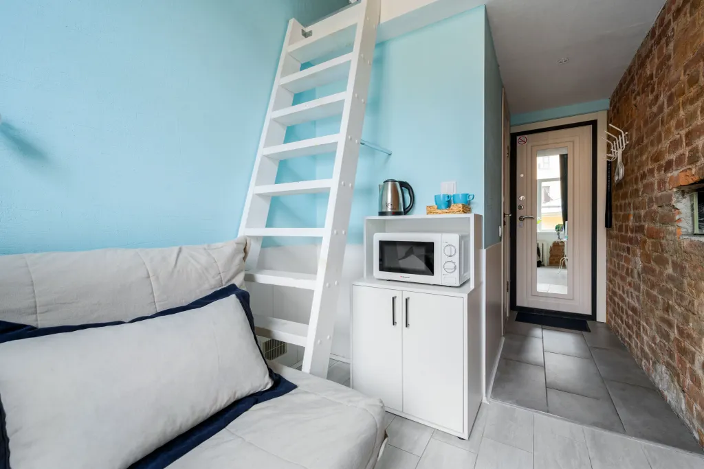 Квартира Квартира Компактная студия  New Horizon Есения в историческом центре Питера — Санкт-Петербург