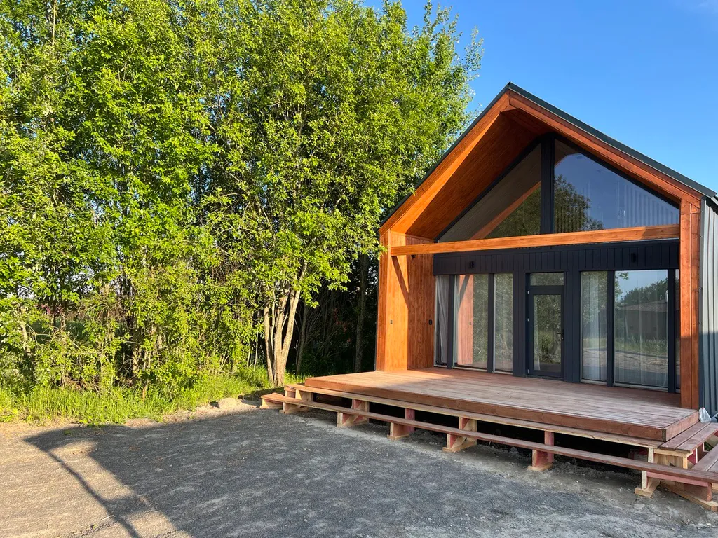 Коттедж Загородный дом с баней на дровах — Санкт-Петербург