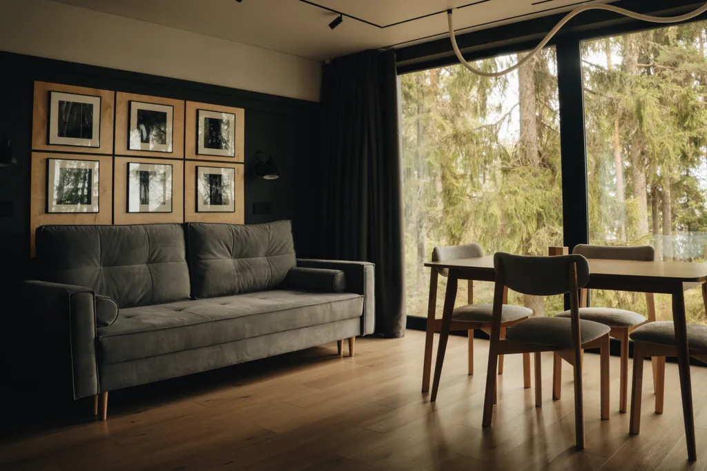 Дом в Карелии с видом на сосновый лес