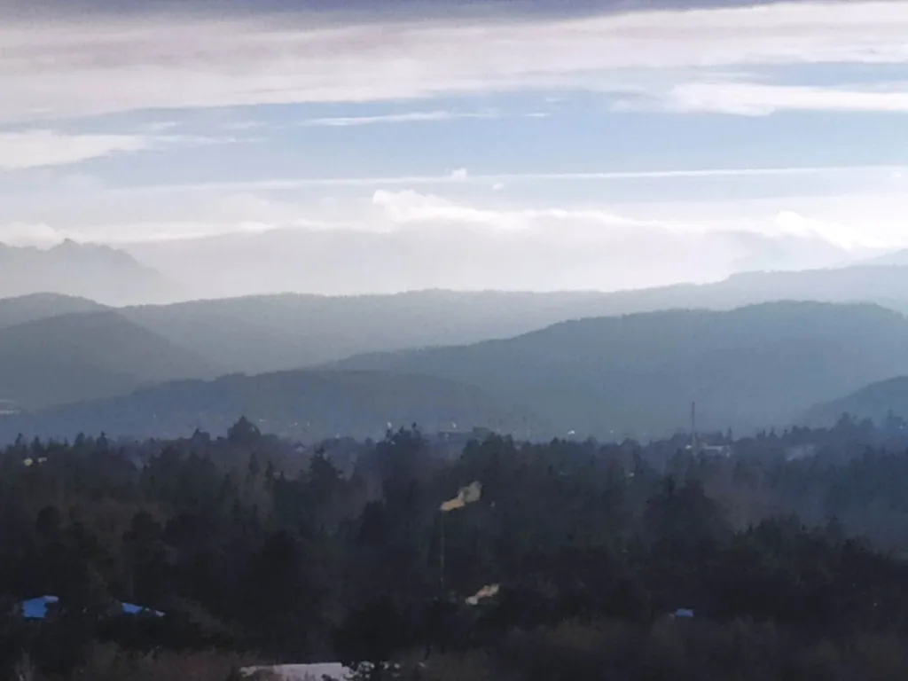 Красивый вид на горы