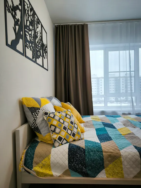 Уютная квартира с современным ремонтом, в новом доме