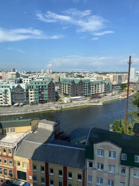 Квартира 1-комнатная квартира с панорамным видом на Рыбную Деревню — Калининград