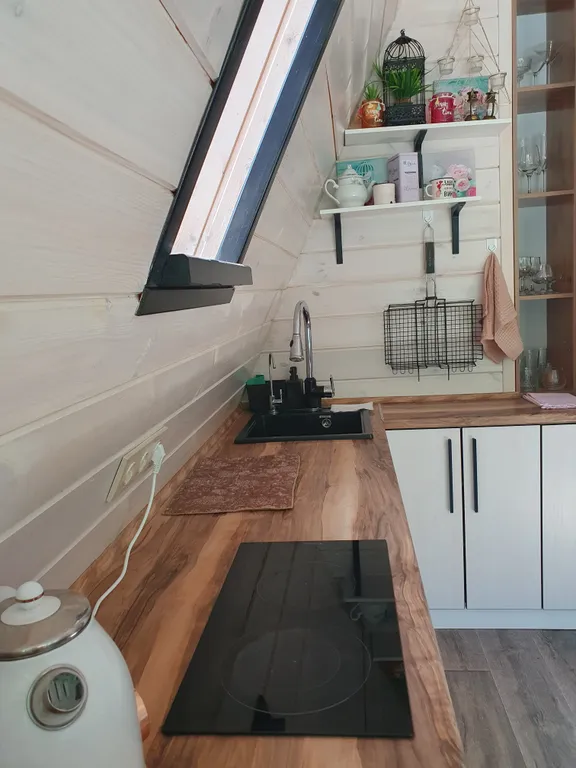 Домик в лесу А-фрейм вилладж