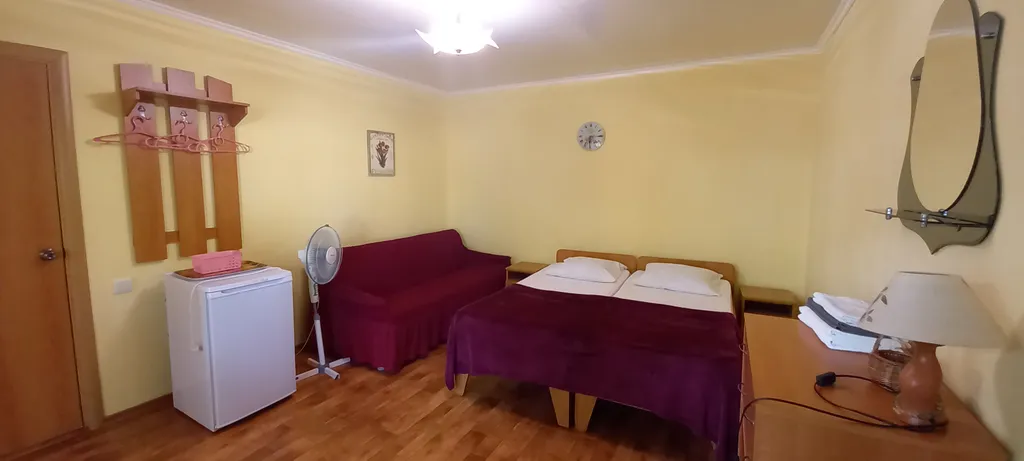 Комната для 2х гостей со всеми удобствами (вентилятор)