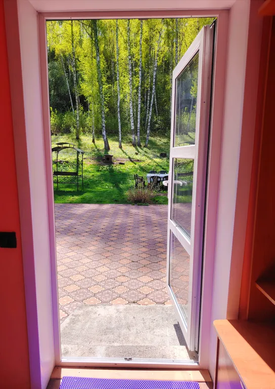 Благоустроенный дом 100кв.м с березовым лесом на территории.