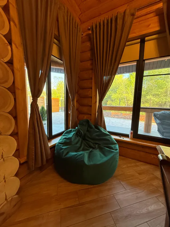 Комфортабельный дом из сруба в живописном месте