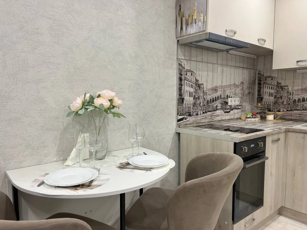 Студия с видом на Волгу на 10 этаже