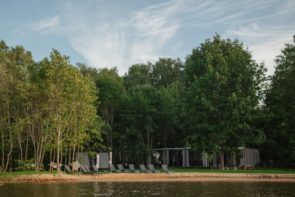 Дом-Куб на берегу Истры до 4-х человек