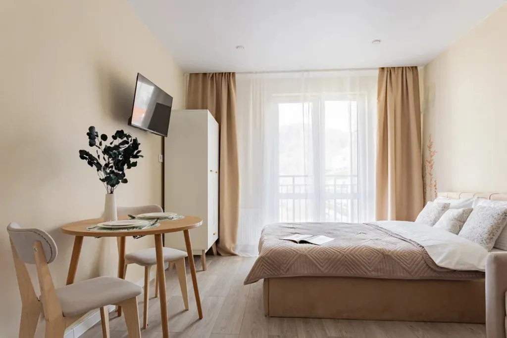 Уютная студия для троих в ЖК Летний