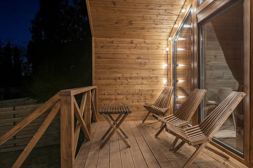 Барнхаус ЗИМА с подогреваемой купелью