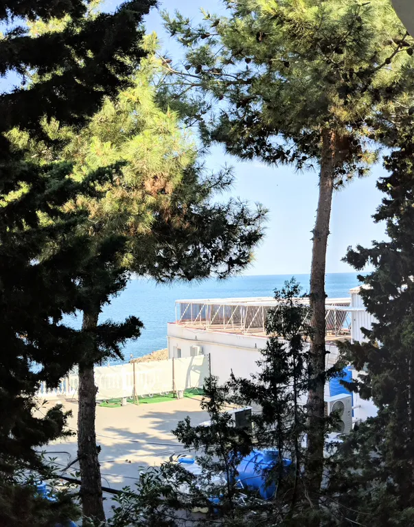 Уютная комната с видом на море