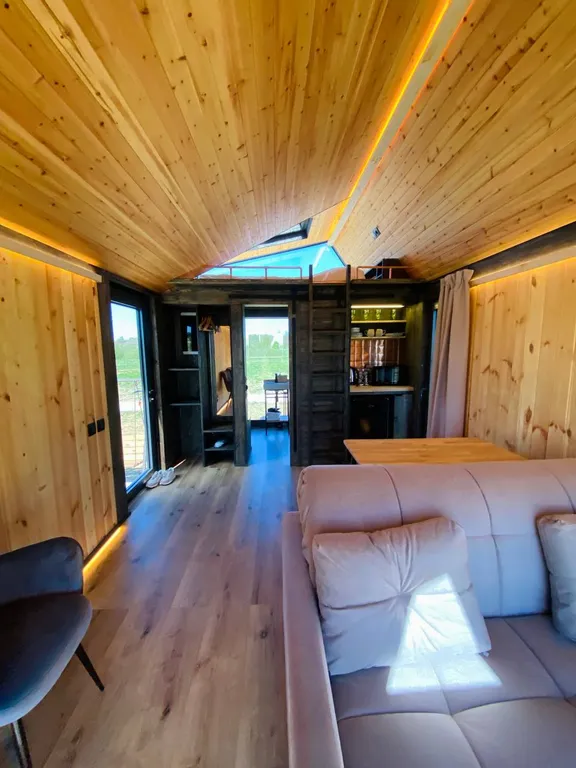 Модульный дом "фридом барн" с сибирским чаном