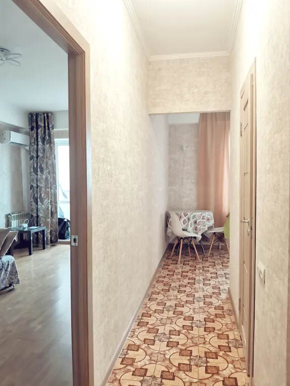 Солнечная квартира с видом на город