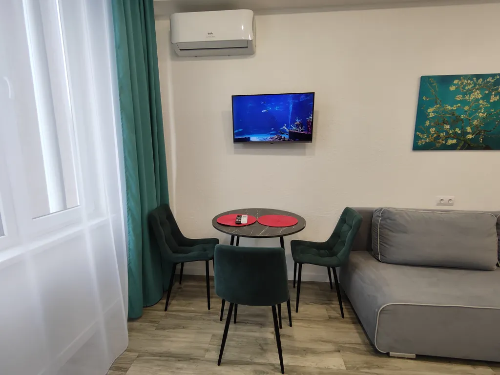 Современная и очень уютная студия в ЖК "Семейный" п.Лазаревское г.Сочи