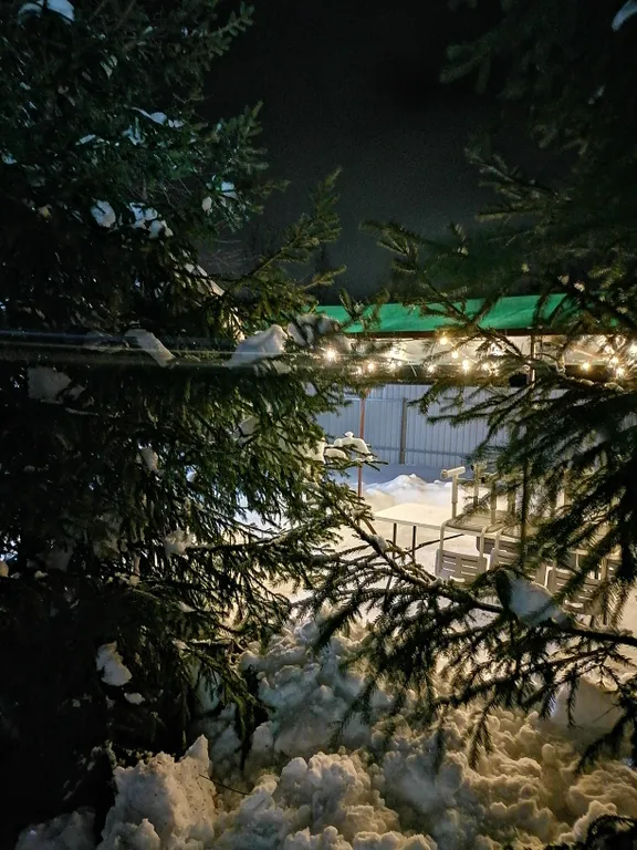 Дом с зоной отдыха на новый год на природе