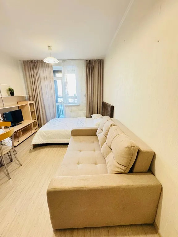 Уютная квартира-студия с видом на город