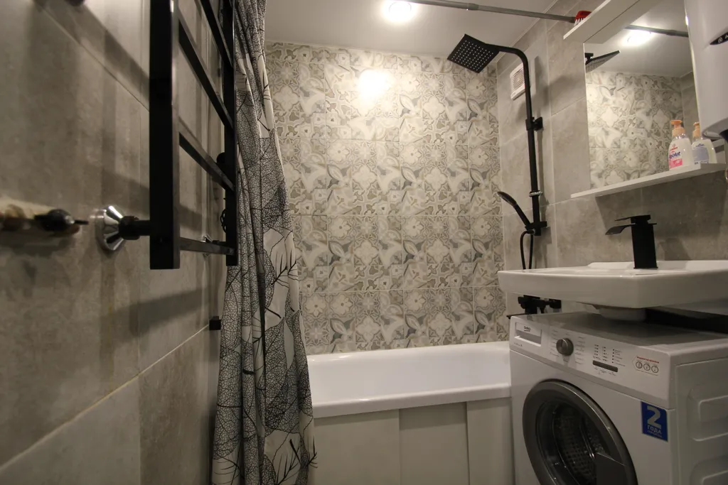 Просторная квартира-студия с евроремонтом