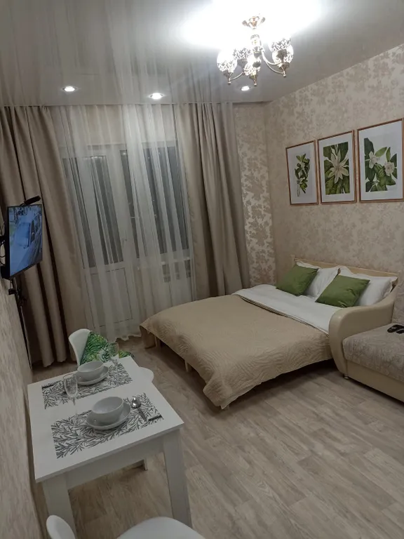 Уютная квартира-студия рядом с ТРЦ Аура