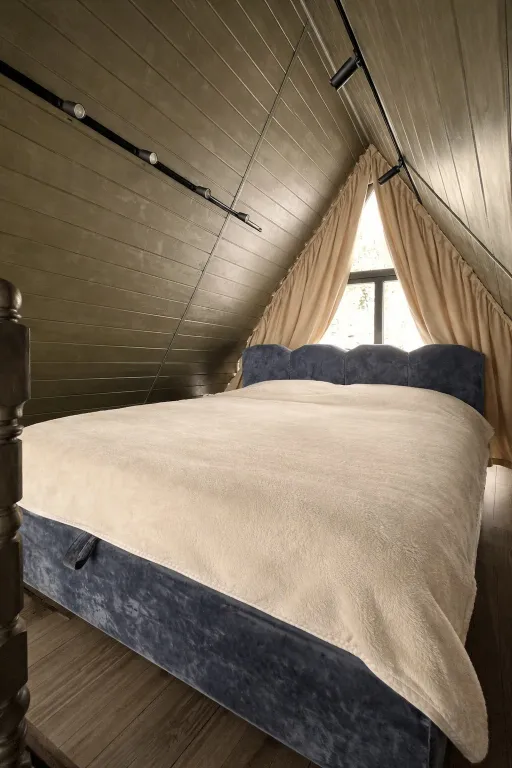 А-фрейм с видом на горы