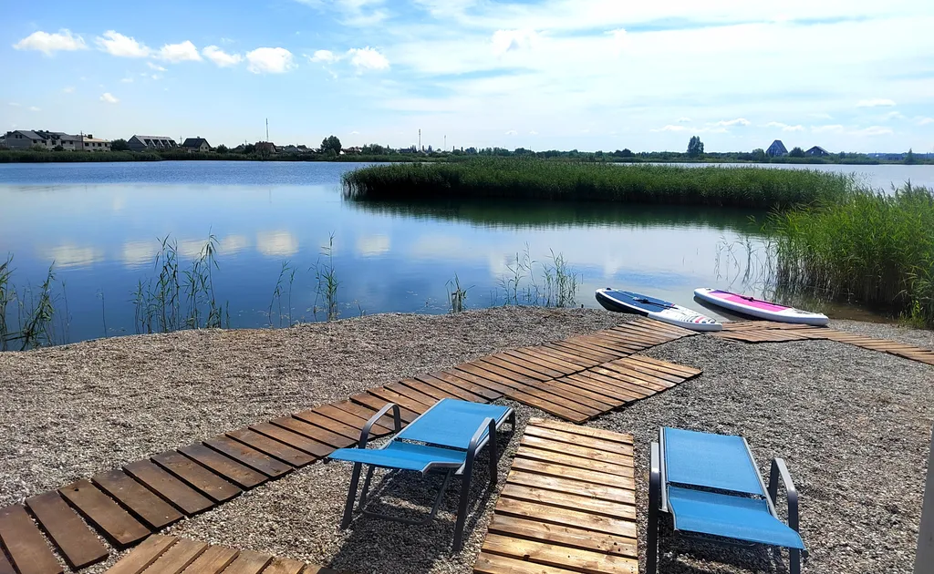 Коттедж Дом на берегу озера с банным чаном — Сокольники