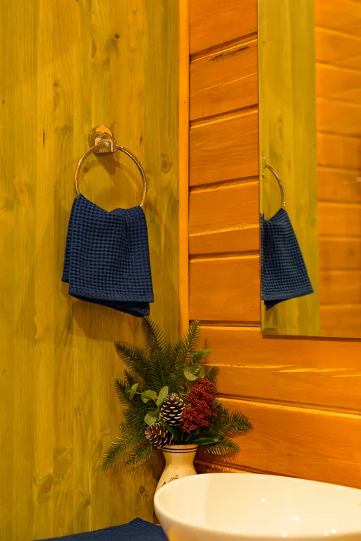 Кофейный коттедж с сауной и банным чаном