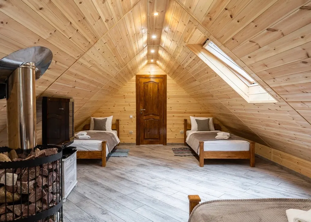 Дом-студия с баней в самом центре Беловежской пущи ( д. Ляцкие)