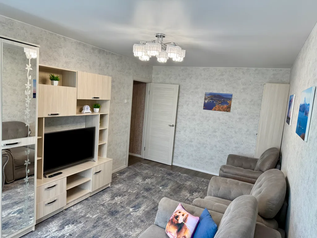 Солнечная квартира с раздельными комнатами