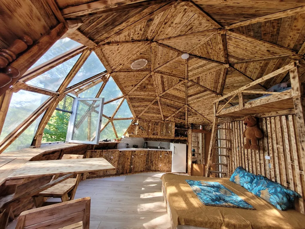 Коттедж Коттедж Глэмпинг-купол avatar: райская обитель среди природы — Сочи