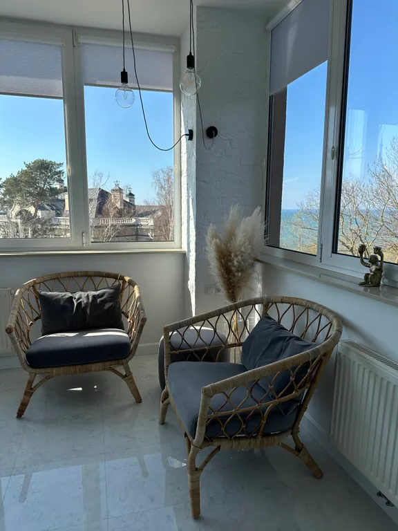 Апартаменты с 2 спальнями с видом на море