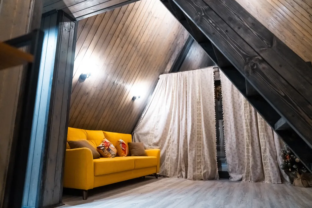 Дом А-Фрейм с террасой №3