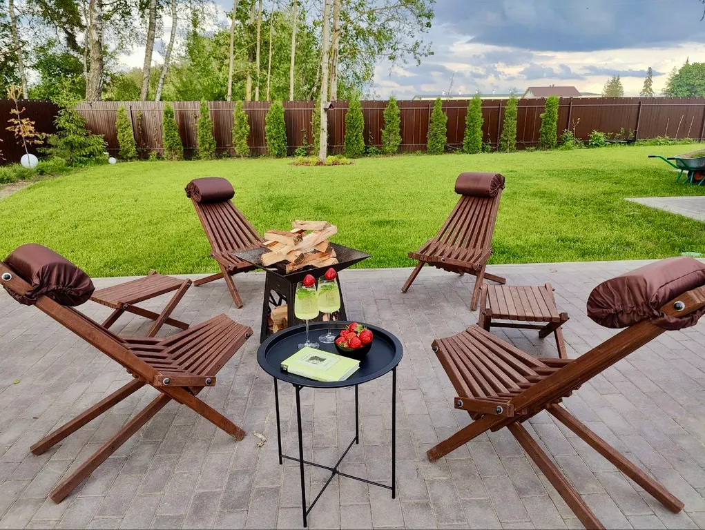 Добрый Дом с 3 спальнями и чаном с видом на лес