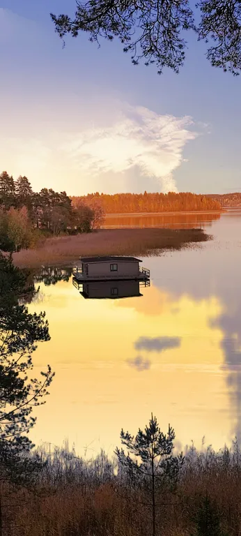 Коттедж Хаусбот Ladoga Seal — аренда посуточно в Лахденпохья