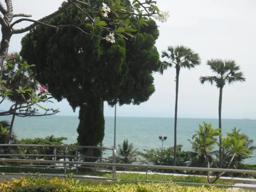 Студия с фронтальным видом на море у пляжа Джомтьен