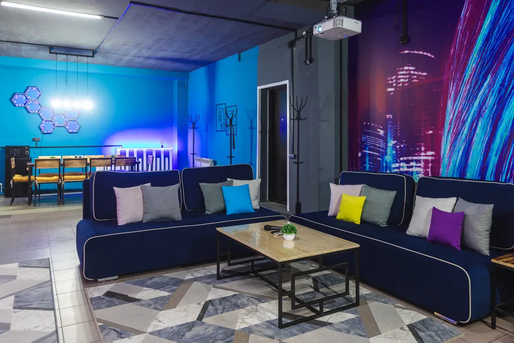 Квартира в стиле Лофт с караоке для дня рождения