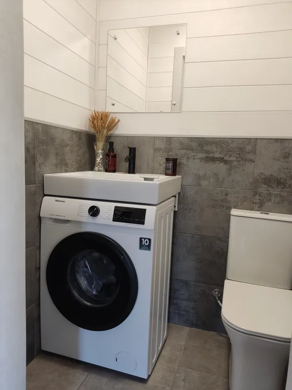 Уютный дом с видом на горы в стиле лофт с баней