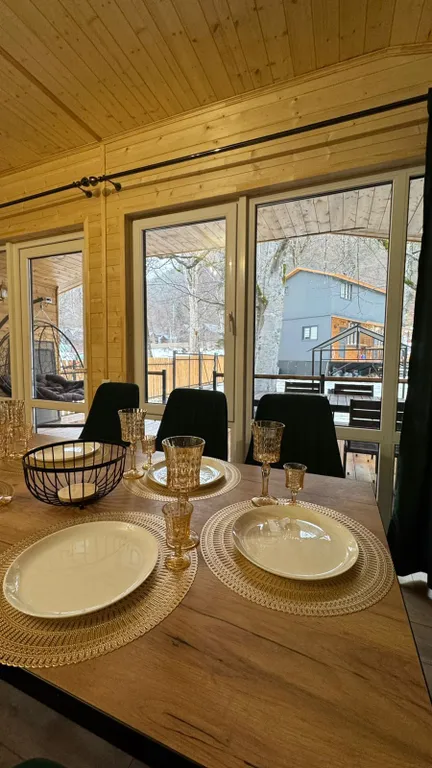 Коттедж Шале одноэтажное с видом на горы и лес — Архыз