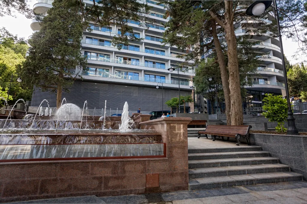 Апартамент с отдельной спальней и террасой вид на горы