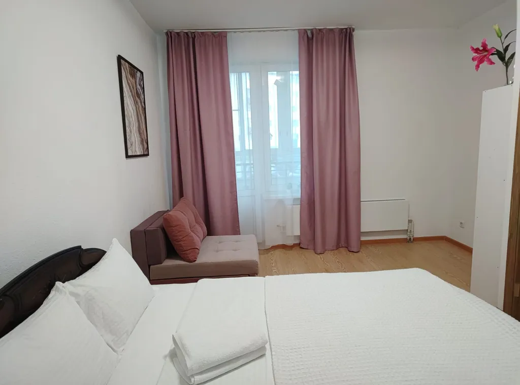 Просторная светлая студия в ЖК Прибрежный