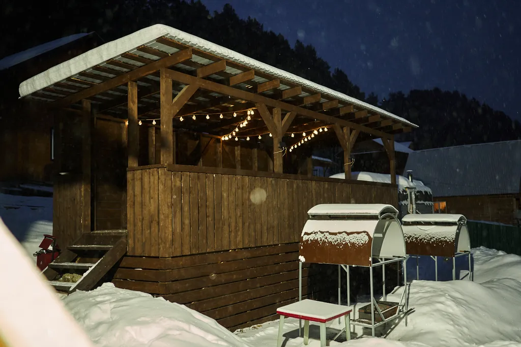 Номер с балконом и видом на телецкое озеро