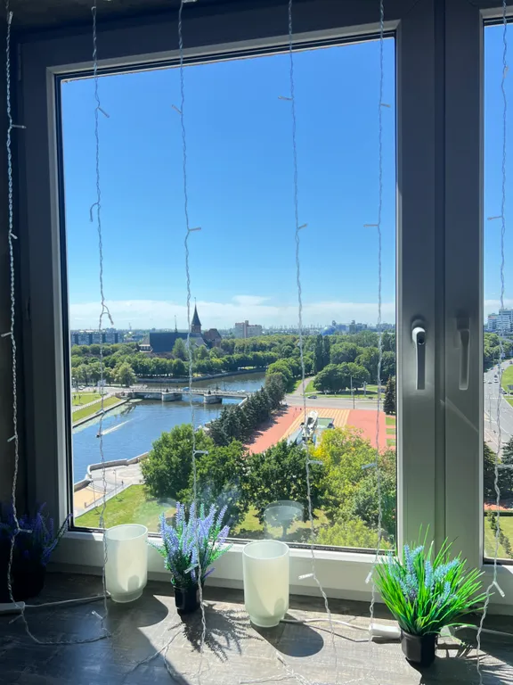 Квартира с интересным дизайном, в шаговой доступности до острова Канта