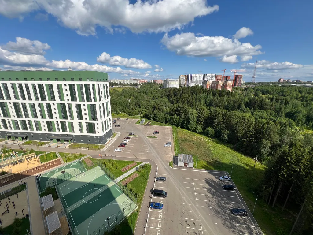 Студия в новом доме с прекрасным видом