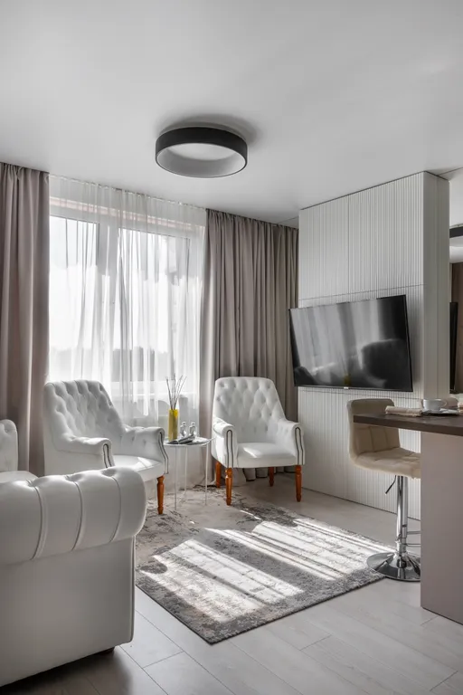 Современный апартамент с видом на парк Челюскинцев