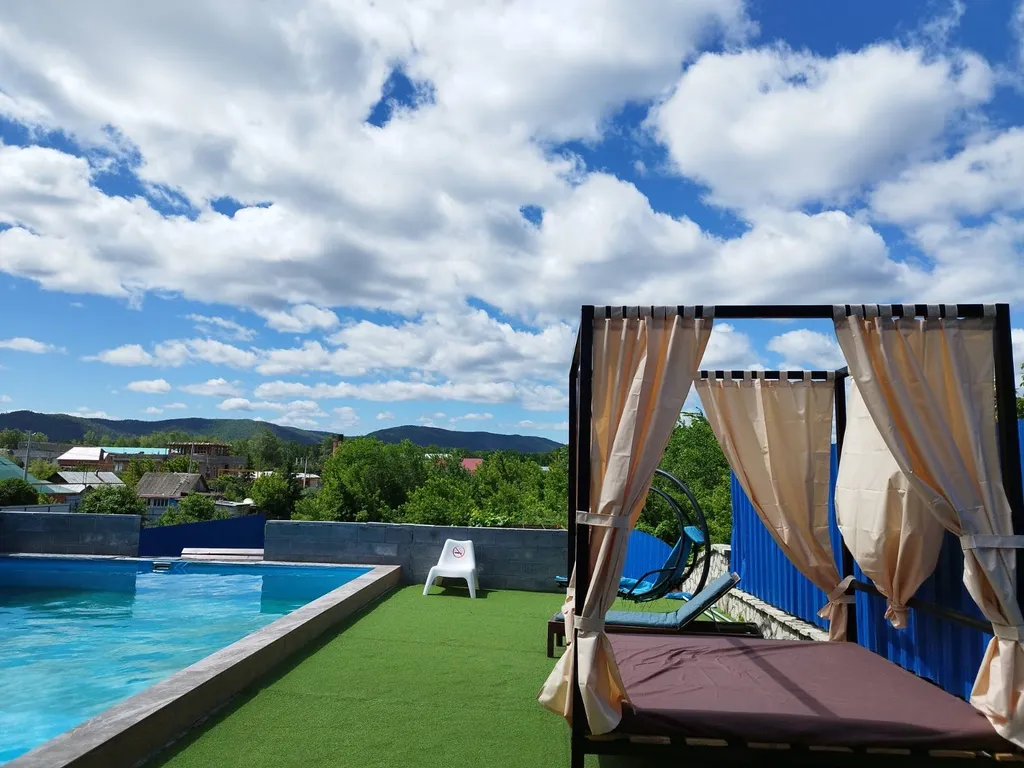 Гостевой дом с баней на дровах и видом на горы