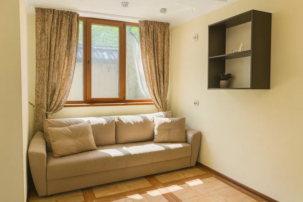 Просторные апартаменты в доме с сауной