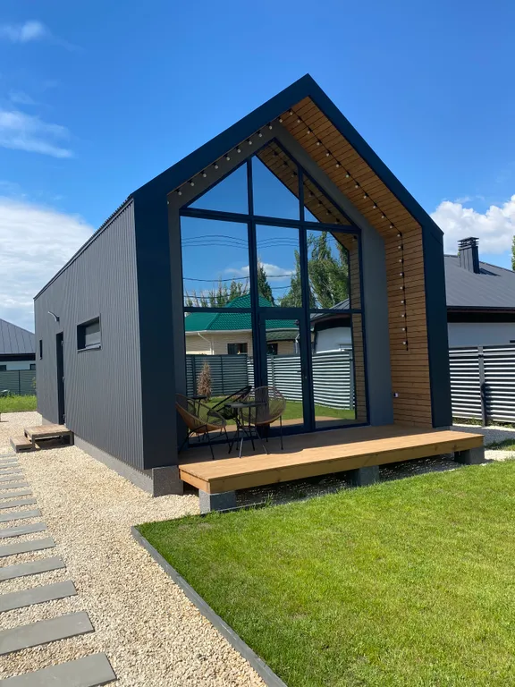 Барн-дача дом с сауной и камином для отдыха вашей души